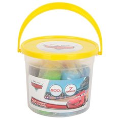 Пластилин MultiArt Disney Тачки 7 цветов в ведре (MCQ-005-T)