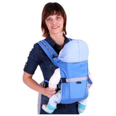 Рюкзак-переноска Чудо-Чадо BabyActive Simple голубой