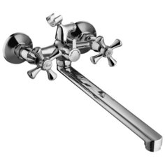 Смеситель универсальный Orange Classic M71-211Cr двухрычажный лейка в комплекте хром