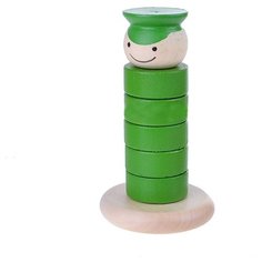 Пирамидка RNToys Паренек зеленая Д-563