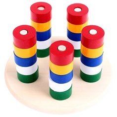 Пирамидка RNToys цвет и счет Д-430