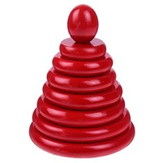 Пирамидка RNToys Красная Д-511