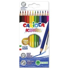 Carioca набор цветных карандашей Acquarell 12 цветов (42857)