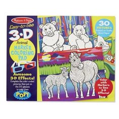 Melissa & Doug Раскраска 3D. Животные