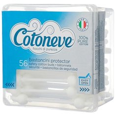 Ватные палочки Cotoneve с ограничителями 56 шт. контейнер