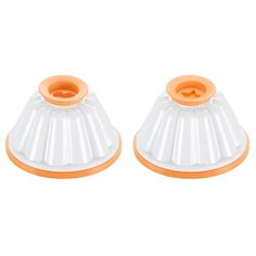 Форма для пудинга Tescoma 630593, 2 шт. (12х8.5 см) желтый/белый