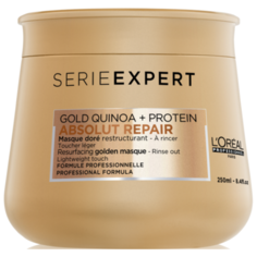 LOreal Professionnel Absolut Repair Маска с золотой текстурой для восстановления поврежденных волос, 250 мл