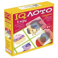 Набор настольных игр Айрис-Пресс IQ лото Силуэты