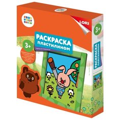 Пластилин LORI Раскраска пластилином СОЮЗМУЛЬТФИЛЬМ Пятачок (Пкф-009)