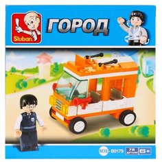 Конструктор SLUBAN Городская серия M38-B0179 Small Bus