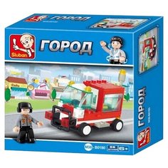 Конструктор SLUBAN Городская серия M38-B0180 Work Car
