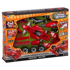 Винтовой конструктор Bohui Take Apart 661-402 Гоночный болид 2 в 1