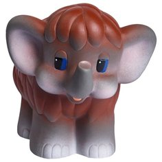 Игрушка для ванной ОГОНЁК Мамонтенок (С-624) розовый/серый