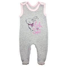 Ползунки Веселый Малыш размер 68, серый