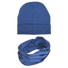 Шапка Веселый Малыш размер 46, индиго