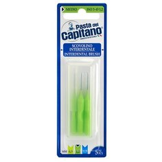 Зубной ершик Pasta del Capitano (1.2 мм), салатовый, 5 шт.