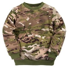 Свитшот Веселый Малыш размер 122, хаки