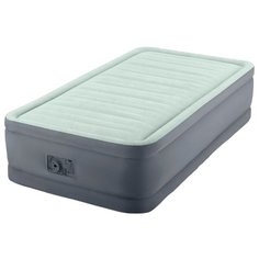 Надувная кровать Intex PremAire Elevated Airbed (64902) светло-темно-серый