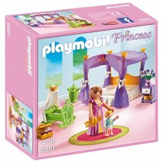 Набор с элементами конструктора Playmobil Princess 6851 Покои принцессы с колыбелью