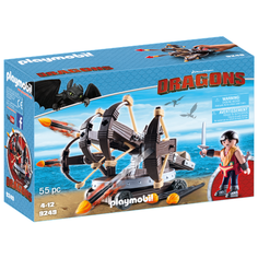 Набор с элементами конструктора Playmobil Dragons 9249 Эрет с 4 баллистами