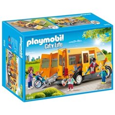 Набор с элементами конструктора Playmobil City Life 9419 Школьный фургон
