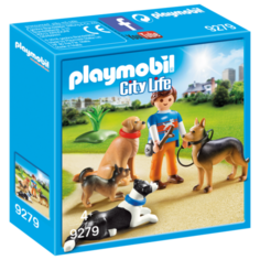 Набор с элементами конструктора Playmobil City Life 9279 Кинолог