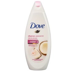 Крем-гель для душа Dove Объятия нежности Кокосовое молочко и лепестки жасмина, 250 мл