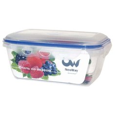 Oriental Way Контейнер прямоугольный для СВЧ NeoWay Enjoy CP1022B синий