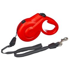 Поводок-рулетка для собак Fida Styleash тросовая (XS) красный 3 м