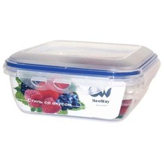 Oriental Way Контейнер квадратный для СВЧ NeoWay Enjoy ZP1025A синий