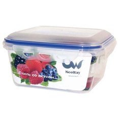 Oriental Way Контейнер квадратный для СВЧ NeoWay Enjoy ZP1025B синий