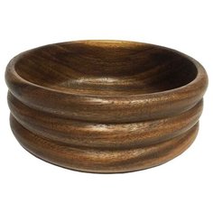 Oriental Way Салатница Акация 20 см коричневый
