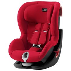 Автокресло группа 1 (9-18 кг) BRITAX ROMER King II, fire red black series