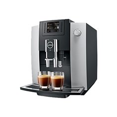 Кофемашина Jura E6 Platin черный/серебристый