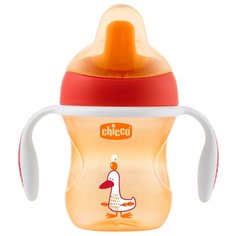 Поильник Chicco Training Cup, 200 мл красный