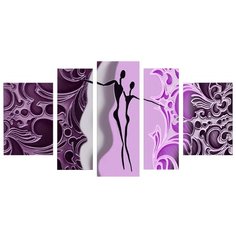 Модульная картина KARTINA style Слияние тел 90х49 см