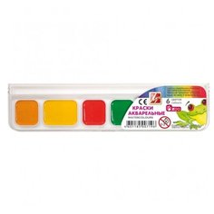 Луч Акварельные краски Zoo 6 цветов, без кисти (19С 1248-08)