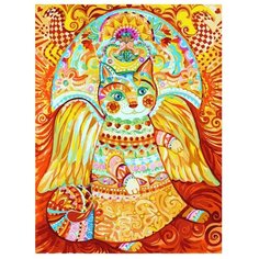 Белоснежка Картина по номерам "Солнечный кот" 30х40 см (297-AS)