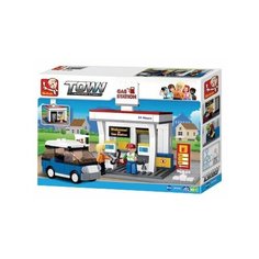 Конструктор SLUBAN Городская серия M38-B0568 Автозаправка