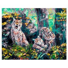 Белоснежка Картина по номерам "Все наелись" 40х50 см (222-АВ)