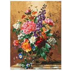 Белоснежка Картина по номерам "Роскошный букет" 40х50 см (302-AS)