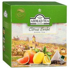 Чай зеленый Ahmad tea Citrus sorbet в пирамидках, 20 шт.