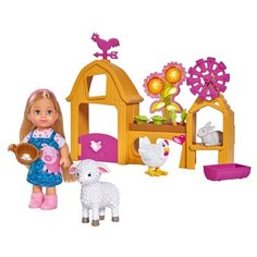 Набор Simba Счастливая ферма Еви, 12 см, 5733075
