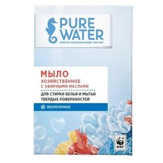 Хозяйственное мыло PURE WATER С эфирными маслами 0.175 кг