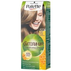 Palette Фитолиния Стойкая крем-краска для волос, 400 7-0 Средне-русый