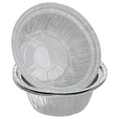 Форма для запекания алюминиевая HomeQueen 57224, 3 шт. (18.5х7 см) стальной