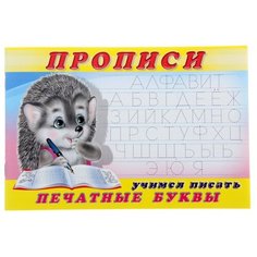 Прописи. Учимся писать печатные буквы Flamingo