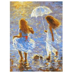 Белоснежка Картина по номерам "Прогулка" 40х30 см (048-AS)