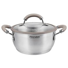 Кастрюля Rondell Balance 2,8 л, серебристый/серый