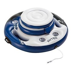 Надувной бар Intex River Run 89x89 см синий/белый